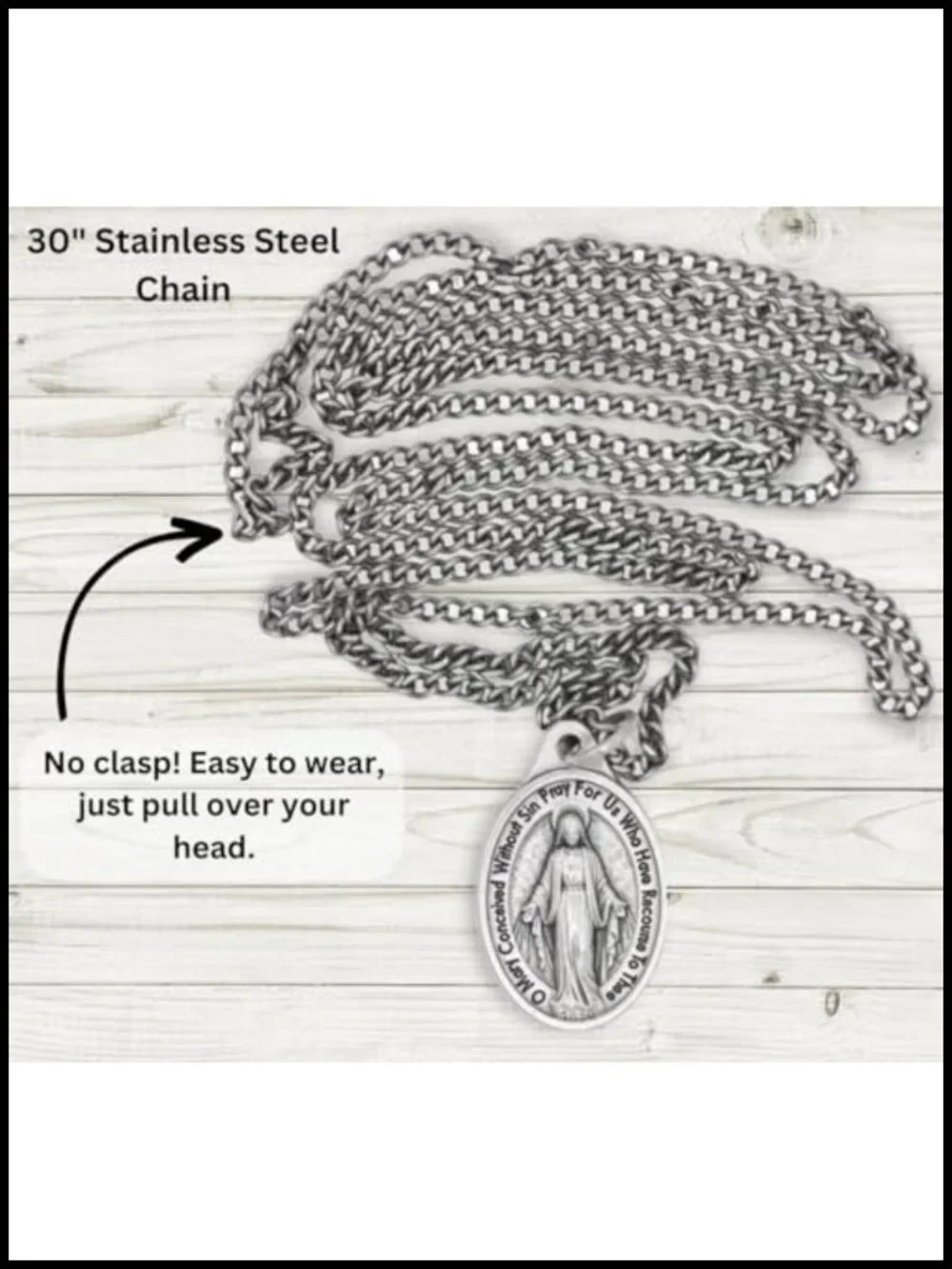 Miraculous Medal Necklace 30